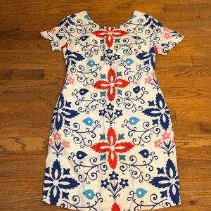 Boden linen sheath dress